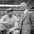 Philadelphia Athletics Jimmie Foxx and Connie Mack 1935 Photo