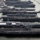 USS Dwight D. Eisenhower, George H.W. Bush,  Enterprise,  Harry S. Truman, and Abraham Lincoln Photo