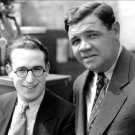 Harold Lloyd and New York Yankees Babe Ruth Photo