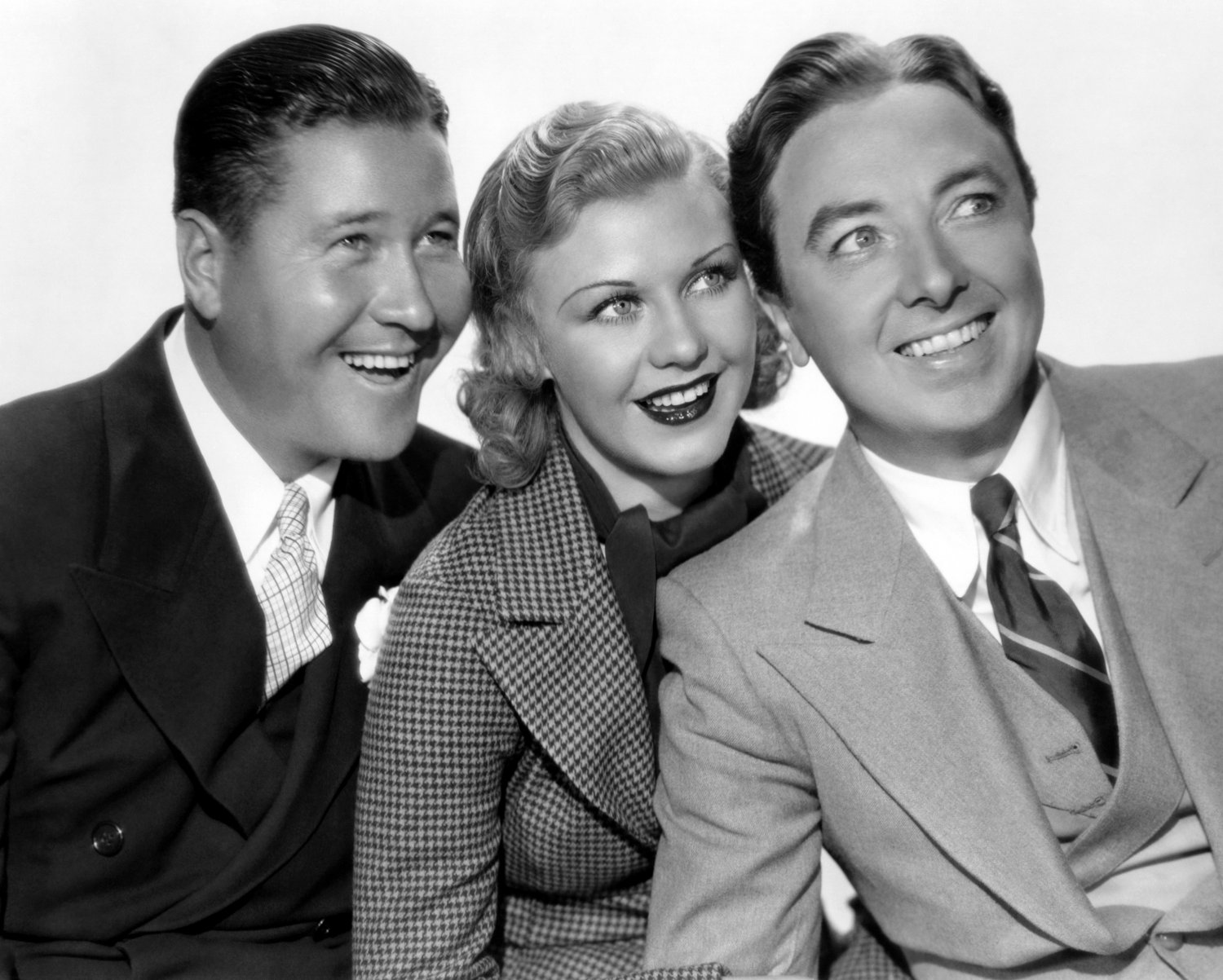 Jack Oakie, Ginger Rogers, and Jack Haley Photo