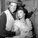 James Arness and Amanda Blake in Gunsmoke Photo