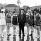 Actor Buster Keaton With Girls Photo