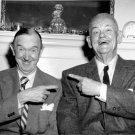 Stan Laurel and Oliver Hardy Final Picture Together 1956 Photo