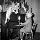 Actress Lauren Bacall and President Harry Truman 1945 Photo