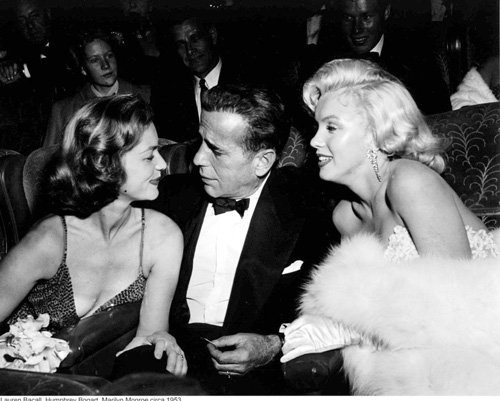 Lauren Bacall, Humphrey Bogart and Marilyn Monroe Photo 2