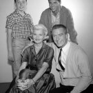 Leave It To Beaver Cast Jerry Mathers, Tony Dow, Barbara Billingsley, and Hugh Beaumont Photo