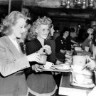 Marlene Dietrich and Rita Hayworth at the Hollywood Canteen Photo