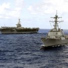 USS John C. Stennis CVN-74 and USS Pickney DDG-91 Photo