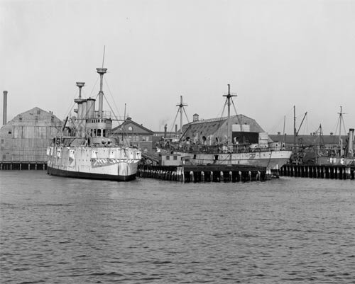 Uss New York Acr 2 And Uss Prairie Photo