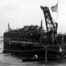 USS Oklahoma BB-37 1943 Salvage Photo 4