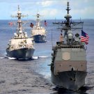 USS Princeton CG-59, USS John Paul Jones DDG-53, and USS Pinckney DDG-91 Photo