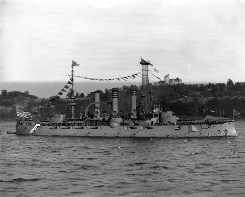 USS Rhode Island BB-17 Photo