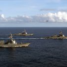 USS Spruance DDG-111, USS Decatur DDG-73, and USS Momsen DDG-92 Photo