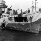 USS Witter DE-636 Undergoing Repairs Photo