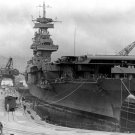 USS Yorktown CV-5 Getting Repaired Photo
