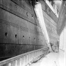 RMS Lusitania Unloading Mail Photo