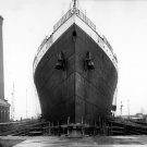 RMS Titanic Bow During Construction Photo 2