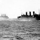 SS Ile de France and RMS Aquita Photo
