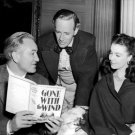 Director Victor Fleming, Leslie Howard and Leigh 1939 Photo