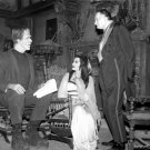 Munsters Behind the Scenes, Fred Gwynne, Yvonne De Carlo, and Al Lewis Photo