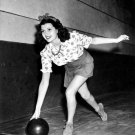 Actress Rita Hayworth Bowling Photo