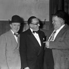 Stan Laurel and Oliver Hardy at the Empire Theater in Nottingham, England August 1953 Photo