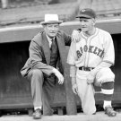 Boston Braves Bill McKechnie and Brooklyn Dodgers Casey Stengel 1935 Photo