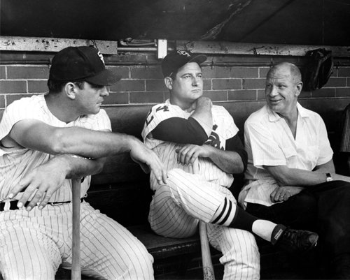 Chicago White Sox Ted Kluszewski, Early Wynn, and Bill Veeck 1959 Photo