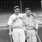 Boston Red Sox Ben Chapman and Philadelphia Athletics Wally Moses 1937 Photo