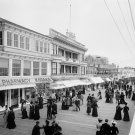Boardwalk Towards Steel Pier, Atlantic City, New Jersey 1900 Photo