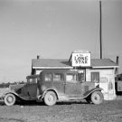 Cafe in Oil Field, Marion County, Illinois 1940 Photo