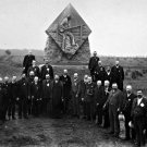 Dedication of the1st Massachusetts Monument, Gettysburg July 2, 1886 Photo