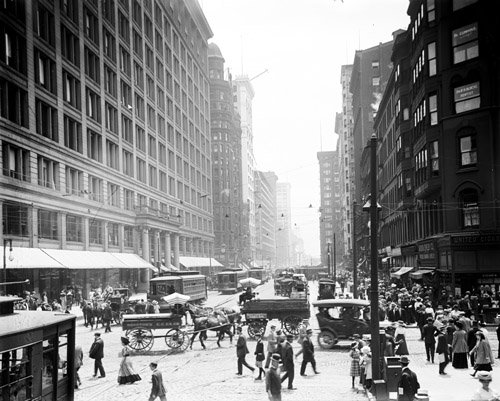 State Street at Marshall Fields Chicago, Illinois Between 1907 and 1920 Photo