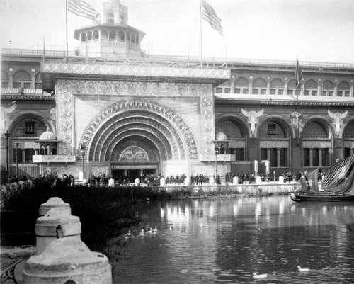 Transportation Exhibit Building World's Columbian Exposition, Chicago, Illinois 1910 Photo