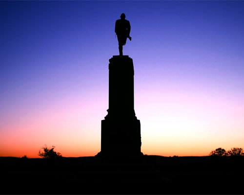 1st Minnesota Monument at Sunset Gettysburg 2018 Photo