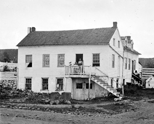 John and Barbara Burns at Home Gettysburg, Pennsylvania 1863 Photo