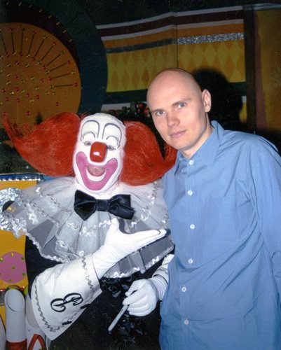 Joey D'Auria as Bozo and Smashing Pumpkins Billy Corgan Photo