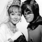 Carolyn Jones as Marsha Queen of Diamonds and Adam West as Batman Photo