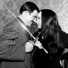 John Astin and Carolyn Jones Addams Family Photo