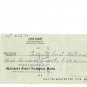 Check Signed By Jack Haley Wizard of Oz Tin Man, JSA Authenticated!