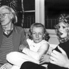Andy Warhol, Veronica Lake, and Candy Darling at a Party Photo
