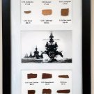 Mini World War II Navy Museum With Teak Wood From 12 Ships! WWII Collection!