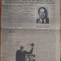 First Lady Mamie Eisenhower Signed Reproduction Newspaper JSA Authenticated!