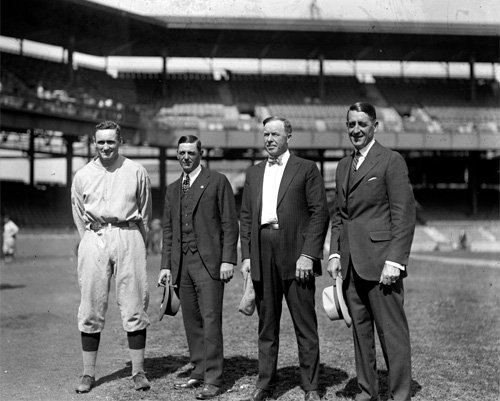 Washington Senators Johnson, Milan, Patton and McBride at 1924 World Series Photo