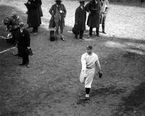 Washington Senators Walter Johnson at the 1925 World Series Photo