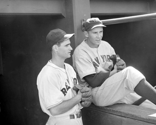 Boston Red Sox Bobby Doerr and New York Yankee Joe Gordon 1938 Photo