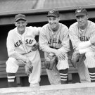 Boston Red Sox Herb Pennock, Cleveland Indians Bob Feller and George Uhle 1937 Photo