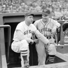 Boston Red Sox Jimmie Foxx and Cleveland Indians Bob Feller 1937 Photo
