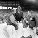 Boston Red Sox Joe Cronin New York Yankees Joe McCarthy talk to Leverett Saltonstall 1943 Photo