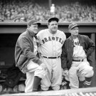 Boston Red Sox Joe Cronin, Boston Braves Babe Ruth and Boston Braves Bill McKechnie 1935 Photo